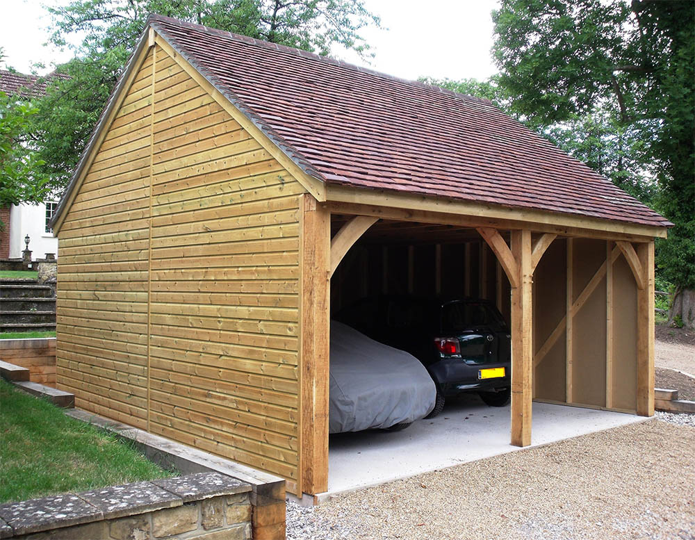 2 Bay Timber Barn Garage & Carport