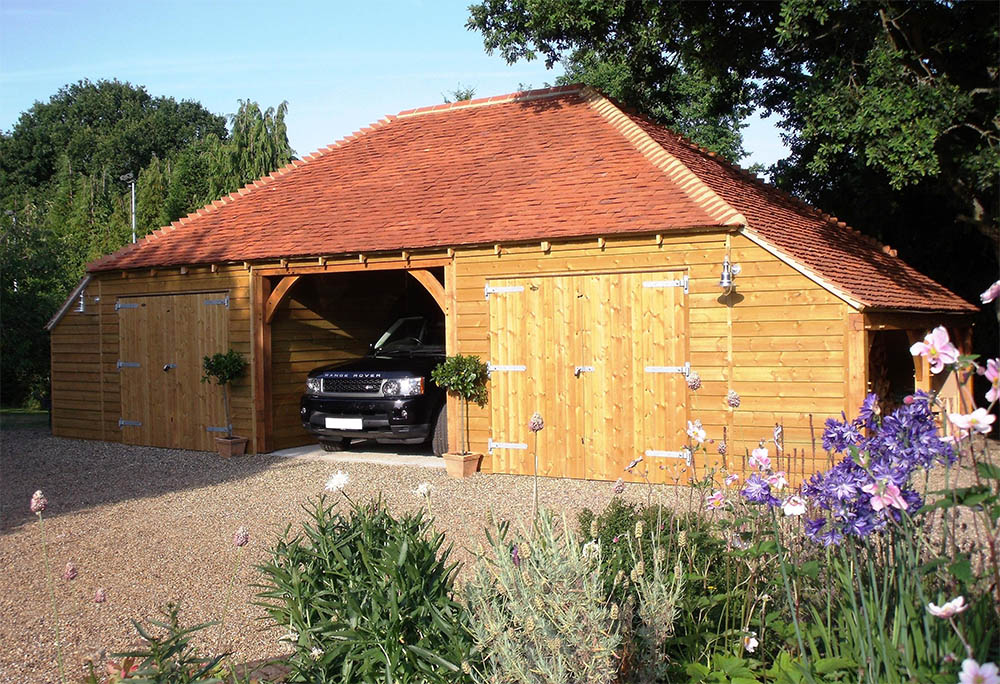 Timber Frame Prefabricated Garages UK